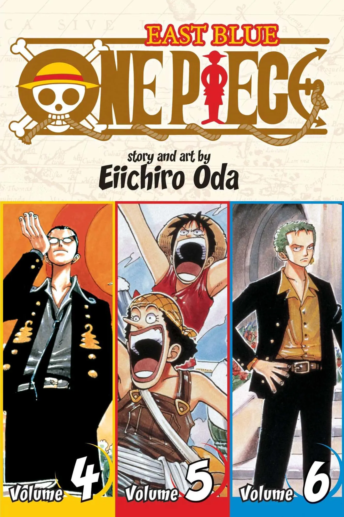 Cover: 9781421536262 | One Piece (Omnibus Edition), Vol. 2 | Includes vols. 4, 5 & 6 | Oda